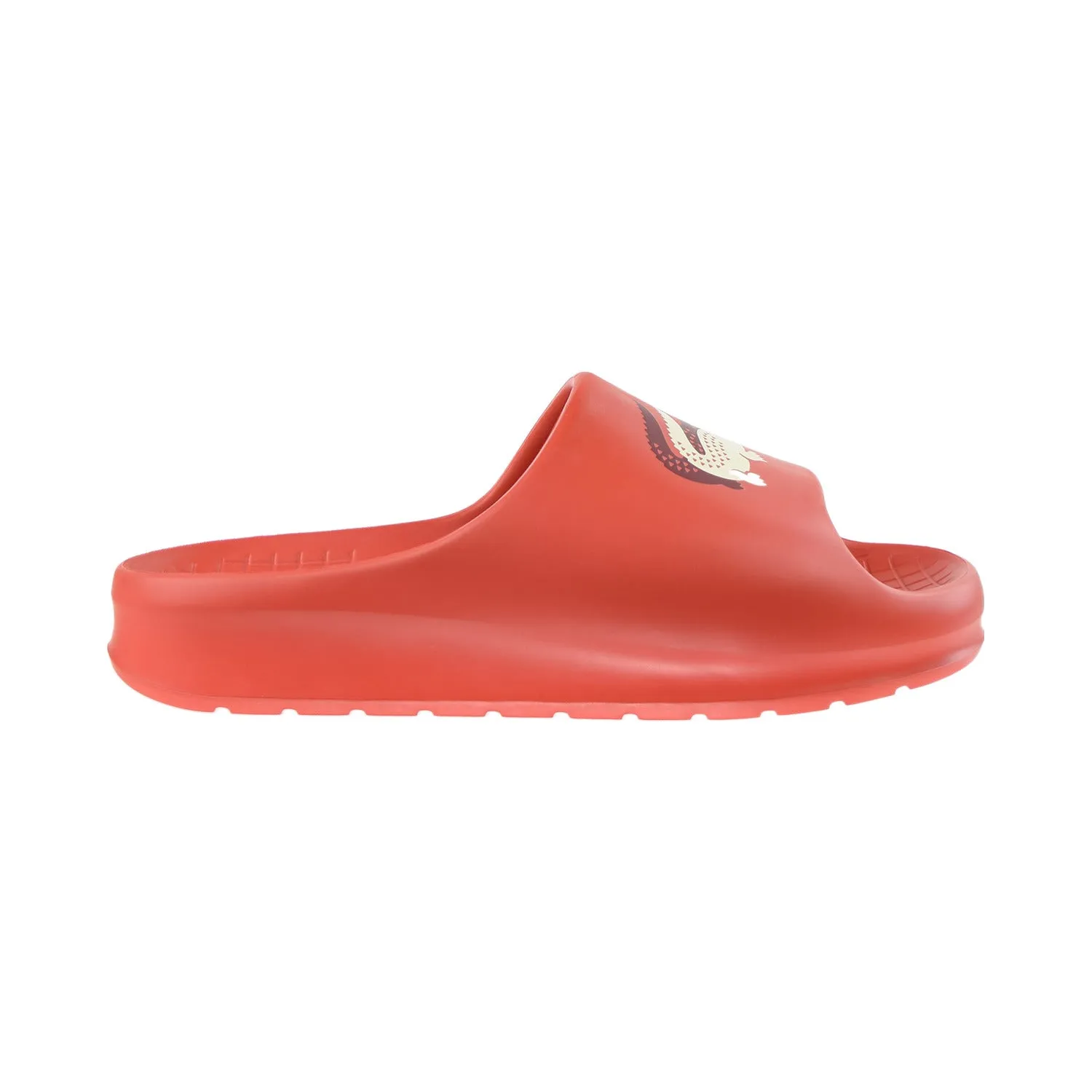 Lacoste Serve Slide 2.0 Evo Synthetic Men's Slides Red-Off White Slides With Flowers