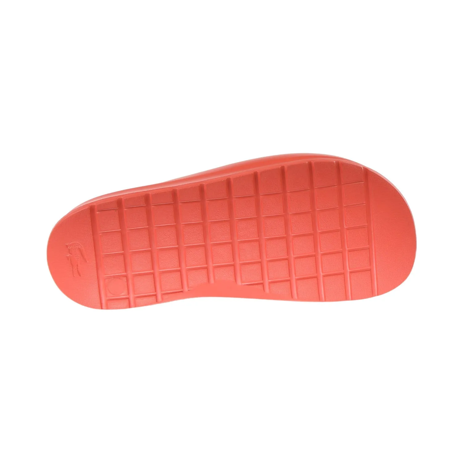 Lacoste Serve Slide 2.0 Evo Synthetic Men's Slides Red-Off White Good Slippers For Elderly