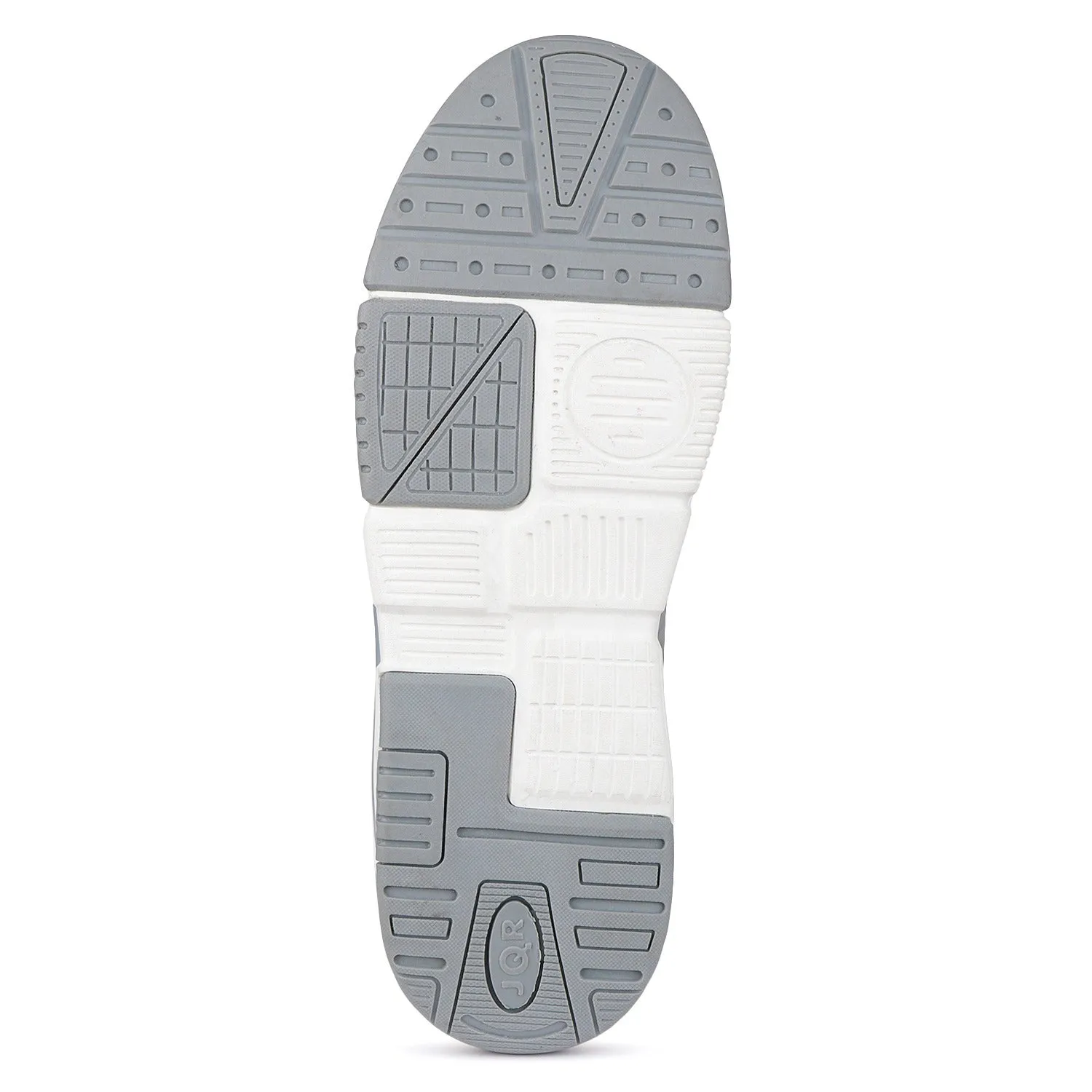 Jungle Hiking Shoes Bersache Premium Sports ,Gym, Trending Stylish Running Shoes For Men (9142-Grey)