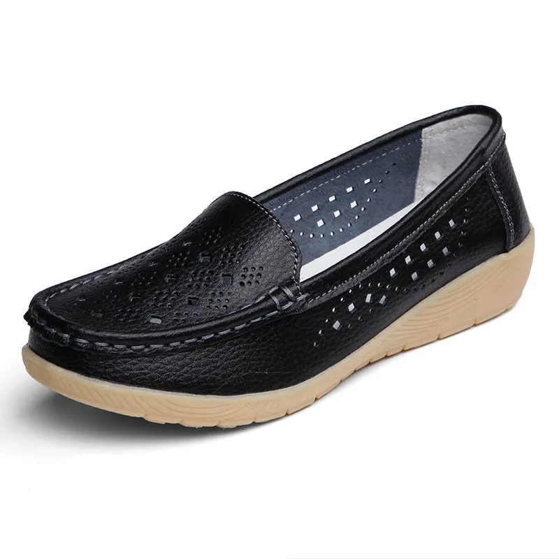 Belifi Casual Hollowed Out Women Shoes Comfortable Casual Shoes With Arch Support