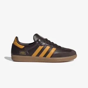 Copa Adidas Soccer Shoes Adidas Originals | SAMBA OG  { DARK BROWN/PRELOVED YELLOW F23/GUM