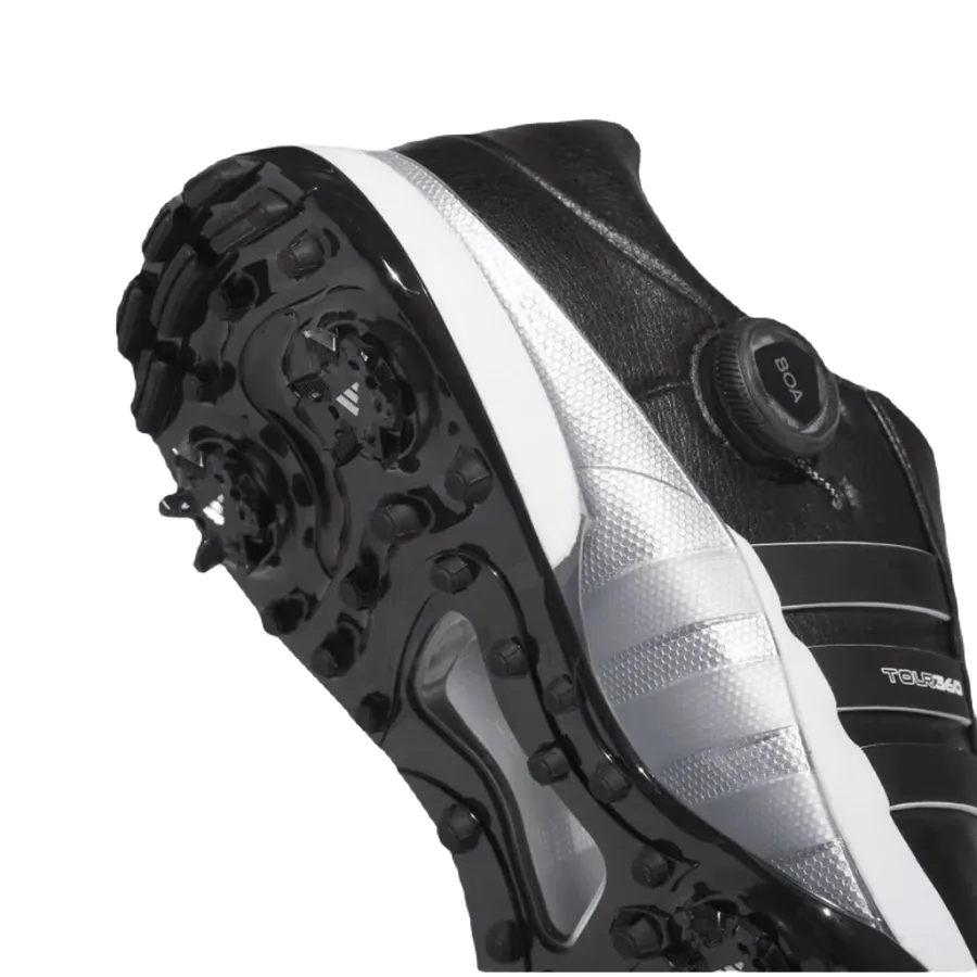 Adidas Tour360 24 BOA Wide Golf Shoes - Black Adidas Fabela Rise Field Hockey Shoes