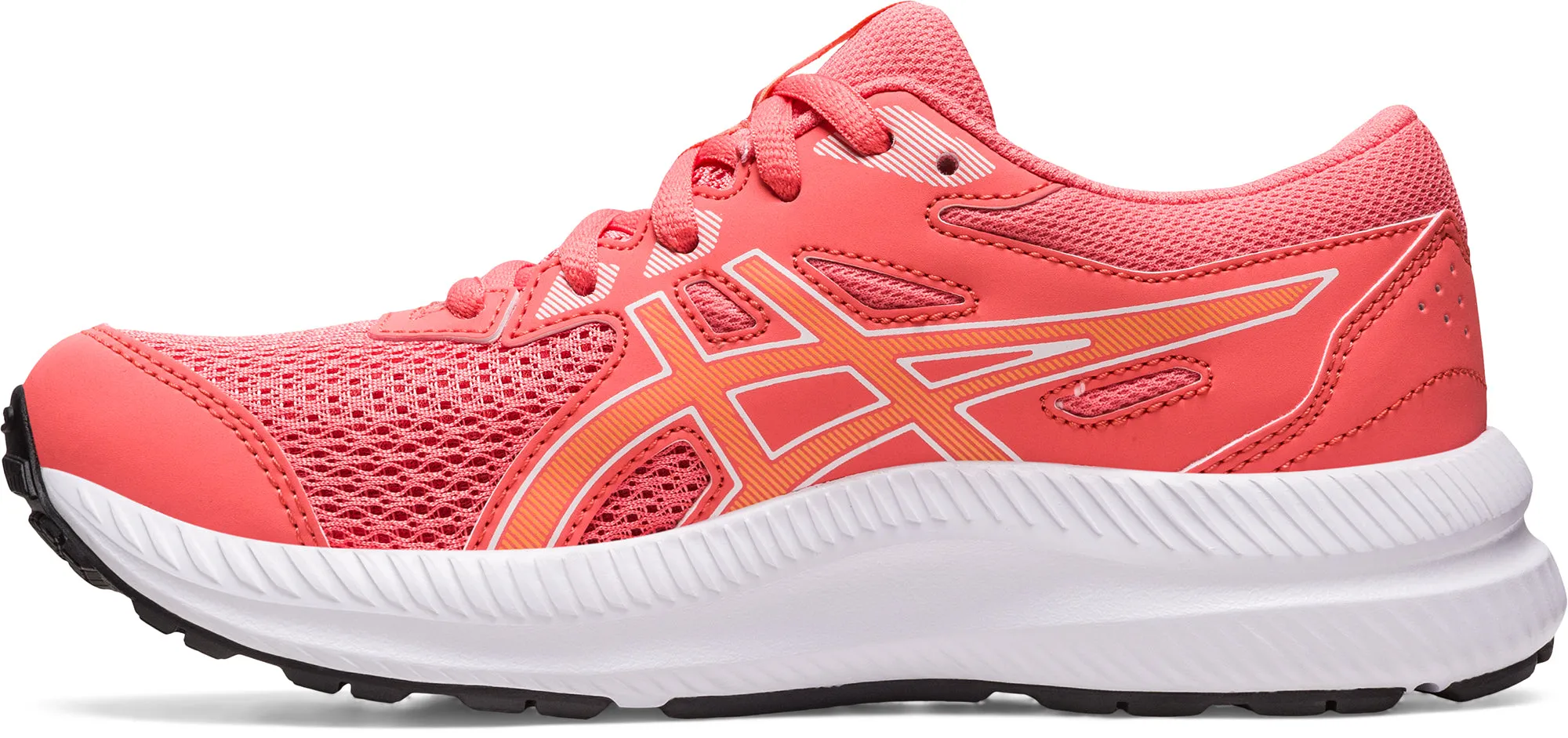 Asics Contend 8 GS Junior Running Shoes - Pink Asics Indoor Court Shoes