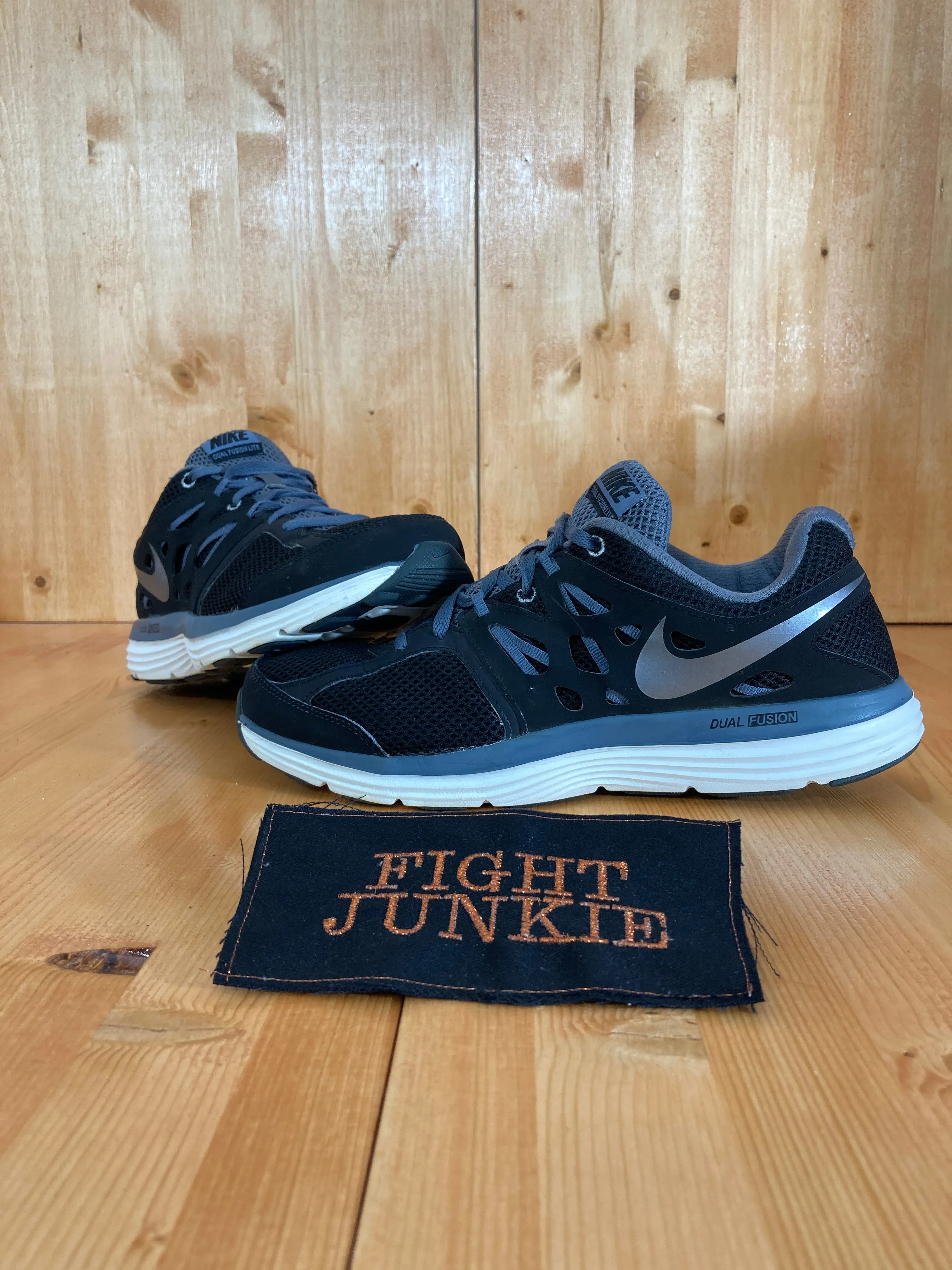 NIKE DUAL FUSION LITE Men Size 9.5 Running Shoes Sneakers Best Asics Shoe For Arch Support