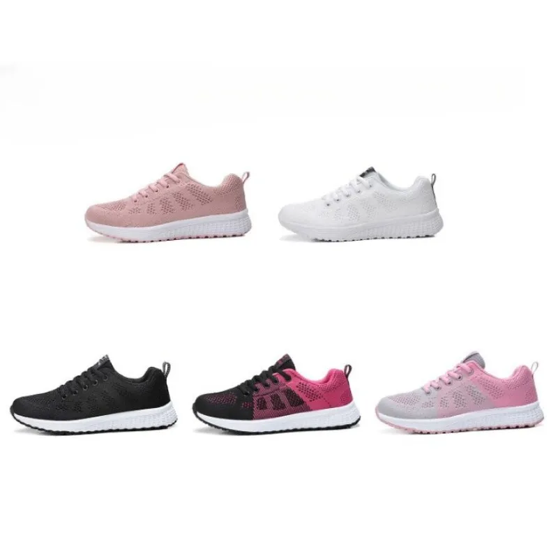 Best Casual Shoe Women Casual Lace-Up Mesh Shoes