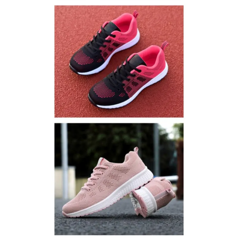 Women Casual Lace-Up Mesh Shoes Champion Casual Shoes