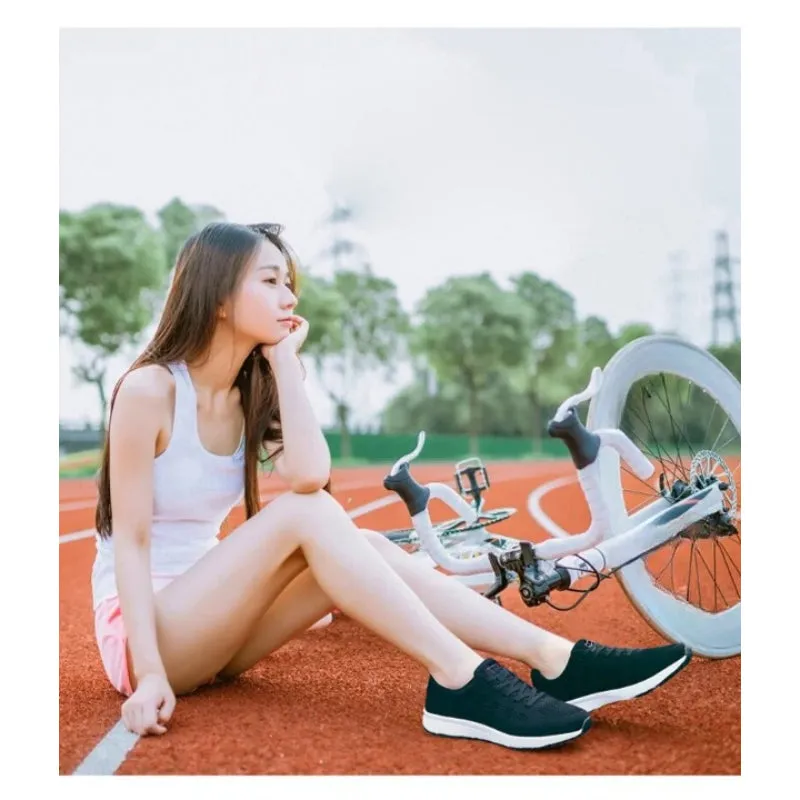 Walmart Casual Shoes Women Casual Lace-Up Mesh Shoes