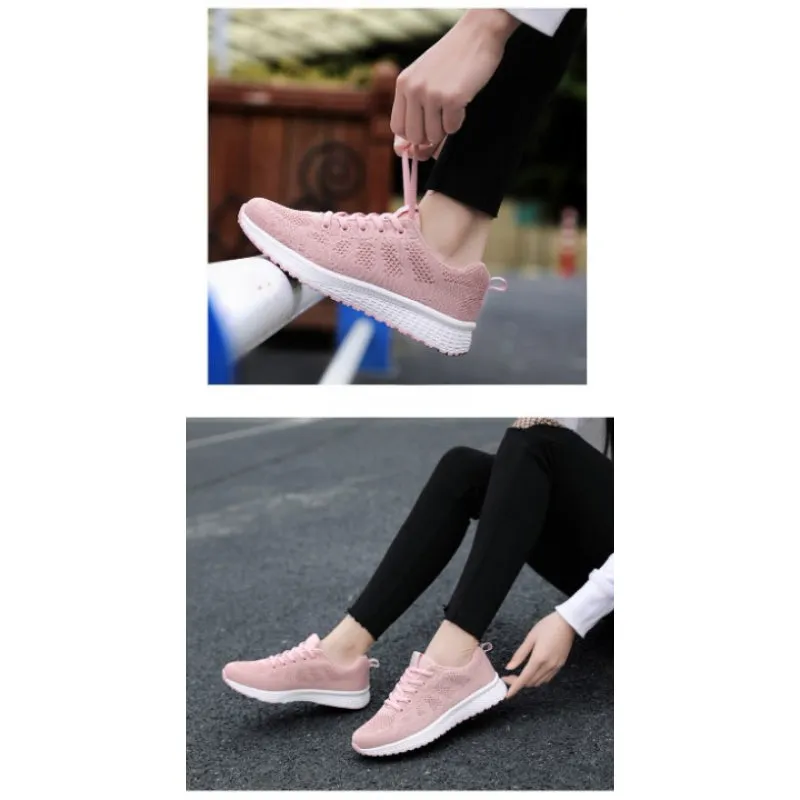 W Items Baby Casual Shoes Women Casual Lace-Up Mesh Shoes