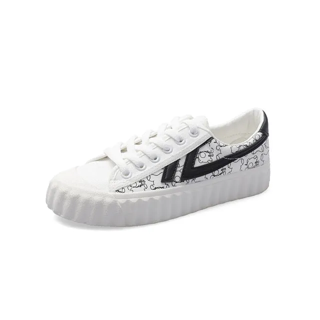 Casual Shoes Not Sneakers Women Casual Shoes Fashion Breathable Lace