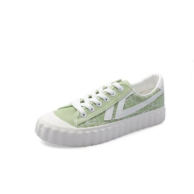 Women Casual Shoes Fashion Breathable Lace Wish Casual Shoes