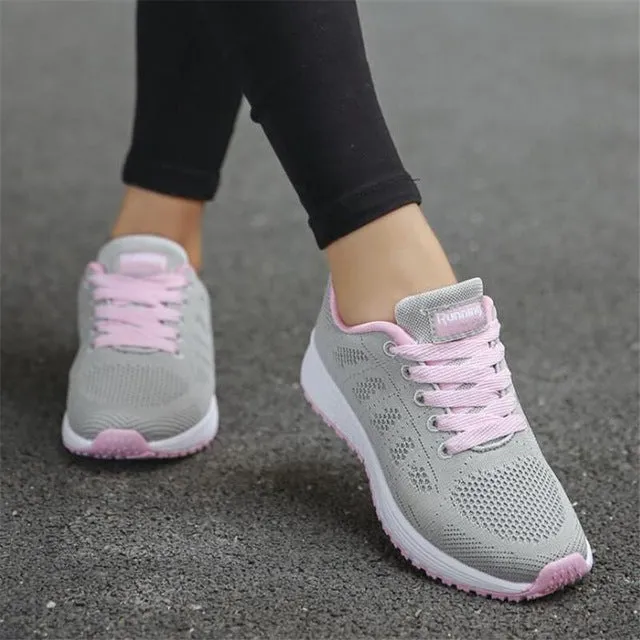 Women Casual Shoes Fashion Breathable Mesh Business Casual Shoes Ladies