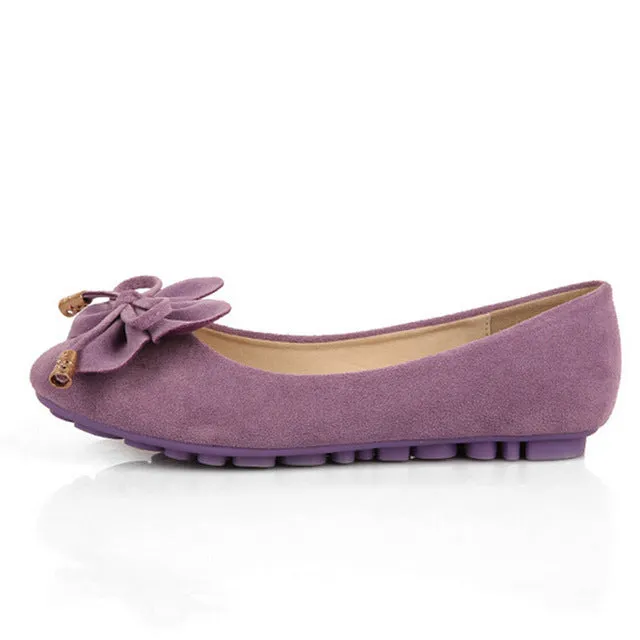Women Flats Summer Bowtie Ballet Flat Shoes Shoes Suitable For Flat Feet