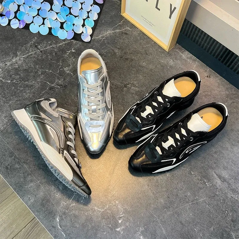 Women Pointed Casual sneakers Platform German Training Shoes Walking Tennis Shoes For Flat Feet