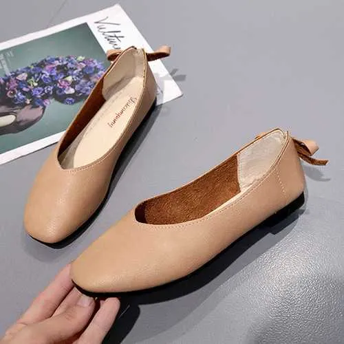 Women Shoes Bowknot Soft Casual Flats Casual Brand Shoes