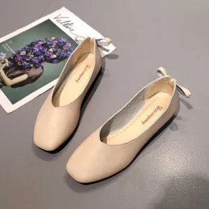 Casual Office Shoes Women Shoes Bowknot Soft Casual Flats