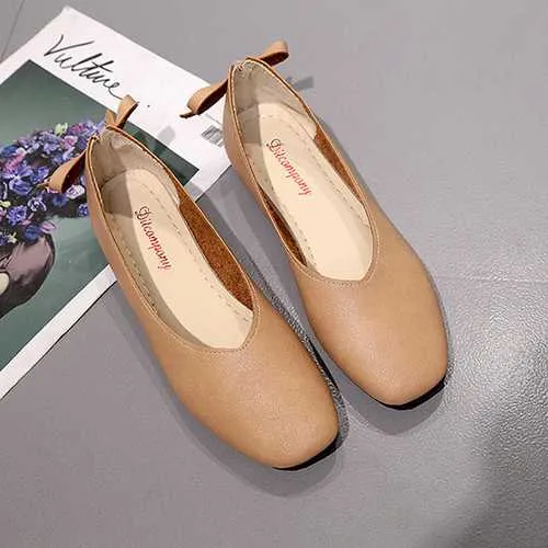 Women Shoes Bowknot Soft Casual Flats Casual Shoes For Everyday