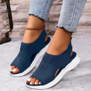 Women's Breathable Orthopedic Sandals Non Slip Comfortable Walking Hollow Sports Platform Sandals Rc1 Cycling Shoe