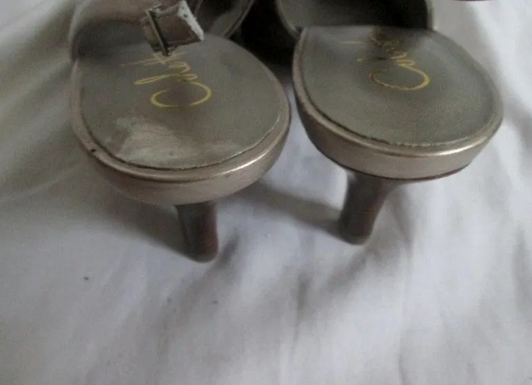 Asics Gt 1000 13 Running Shoes Womens COLE HAAN Leather Pump Heel Shoe 7.5 METALLIC GOLD NIKE AIR Strappy