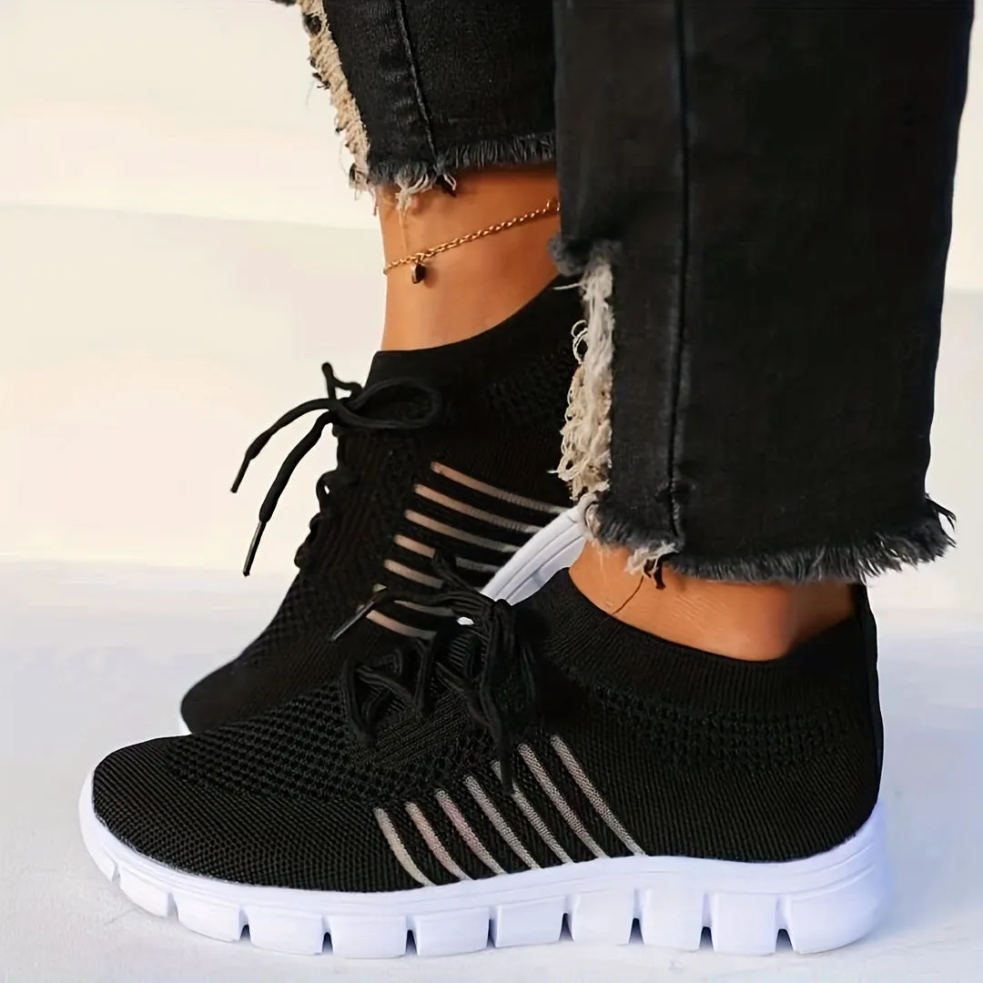 Business Casual Shoes With Jeans Women's Plain toe Low Top Lightweight Sneakers Shoes