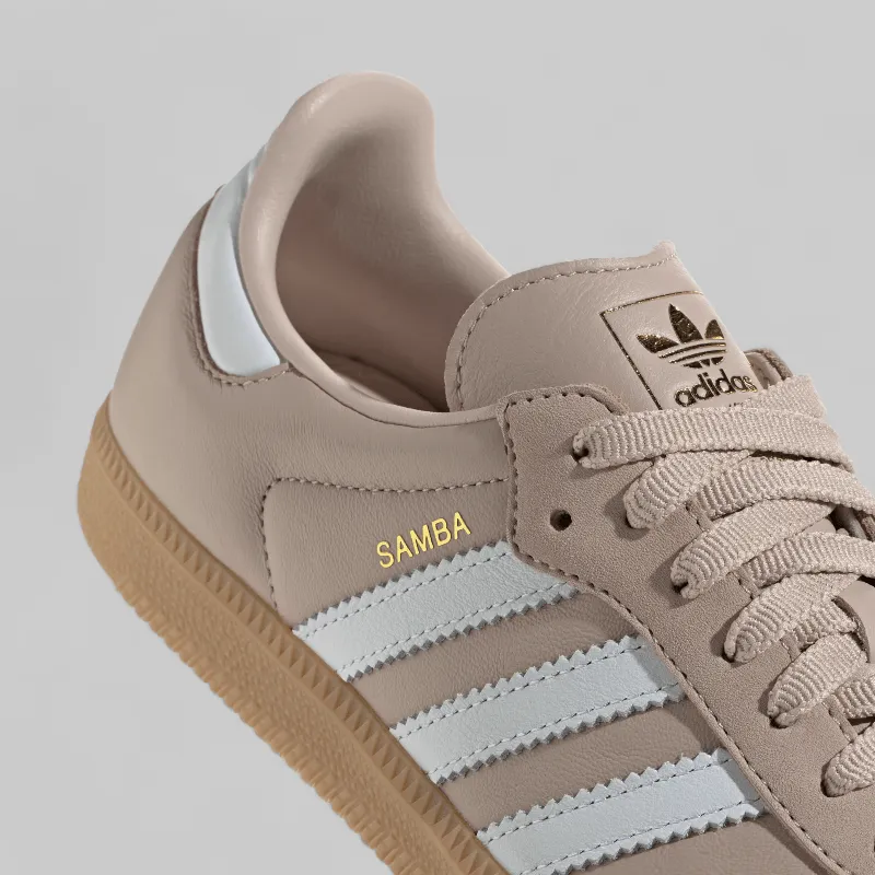 Women's Samba OG - Wonder Taupe/White Adidas Adv Shoes