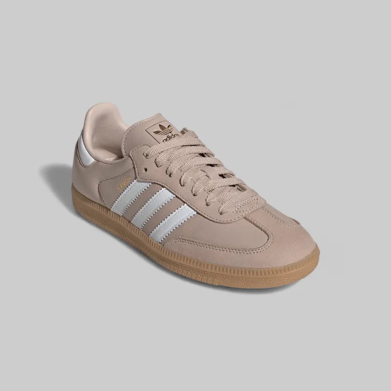 Adidas Boxing Shoes Speedex Women's Samba OG - Wonder Taupe/White