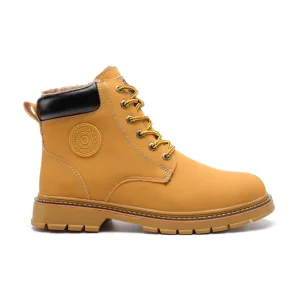 Kaegreel Shoes Waterproof Women's Steel Toe Winter Boots - Fleece Lined | B254