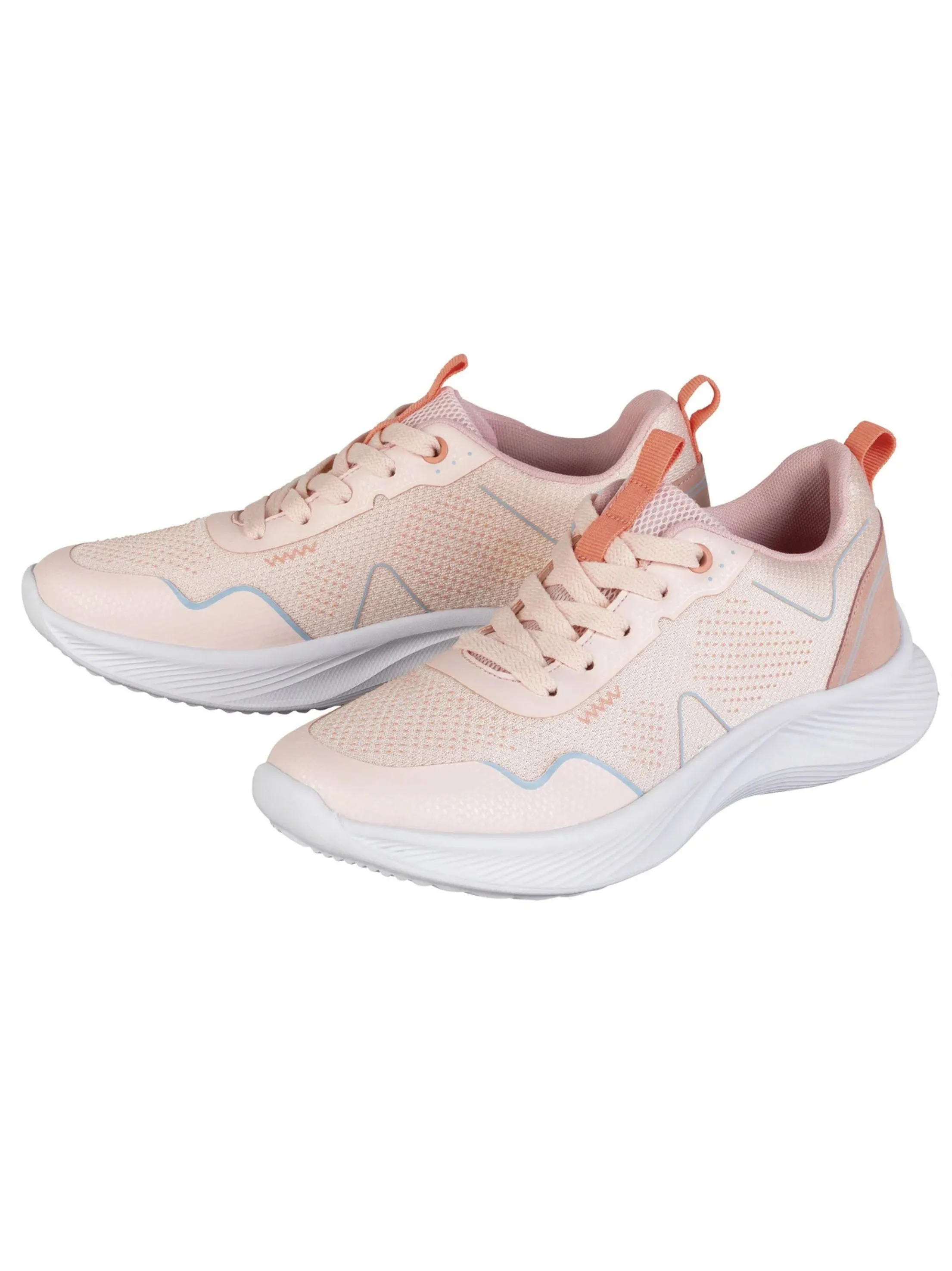 Women's Textured Running Shoes,Light Pink Trail Vs Running Shoes