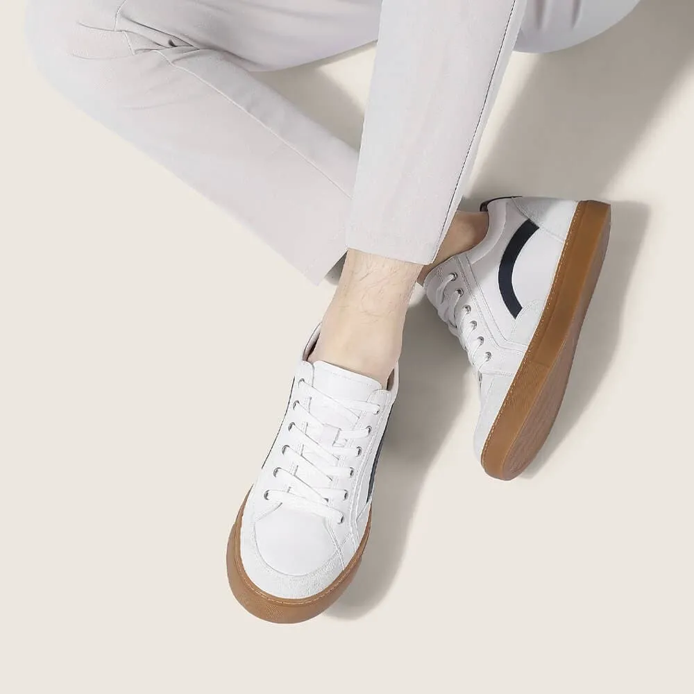 7 CM / 2.76 Inches CMR CHAMARIPA Elevator Shoes - Boost Your Stature with Height Increasing Shoes for Men Casual Comfortable Business Slip On Shoes