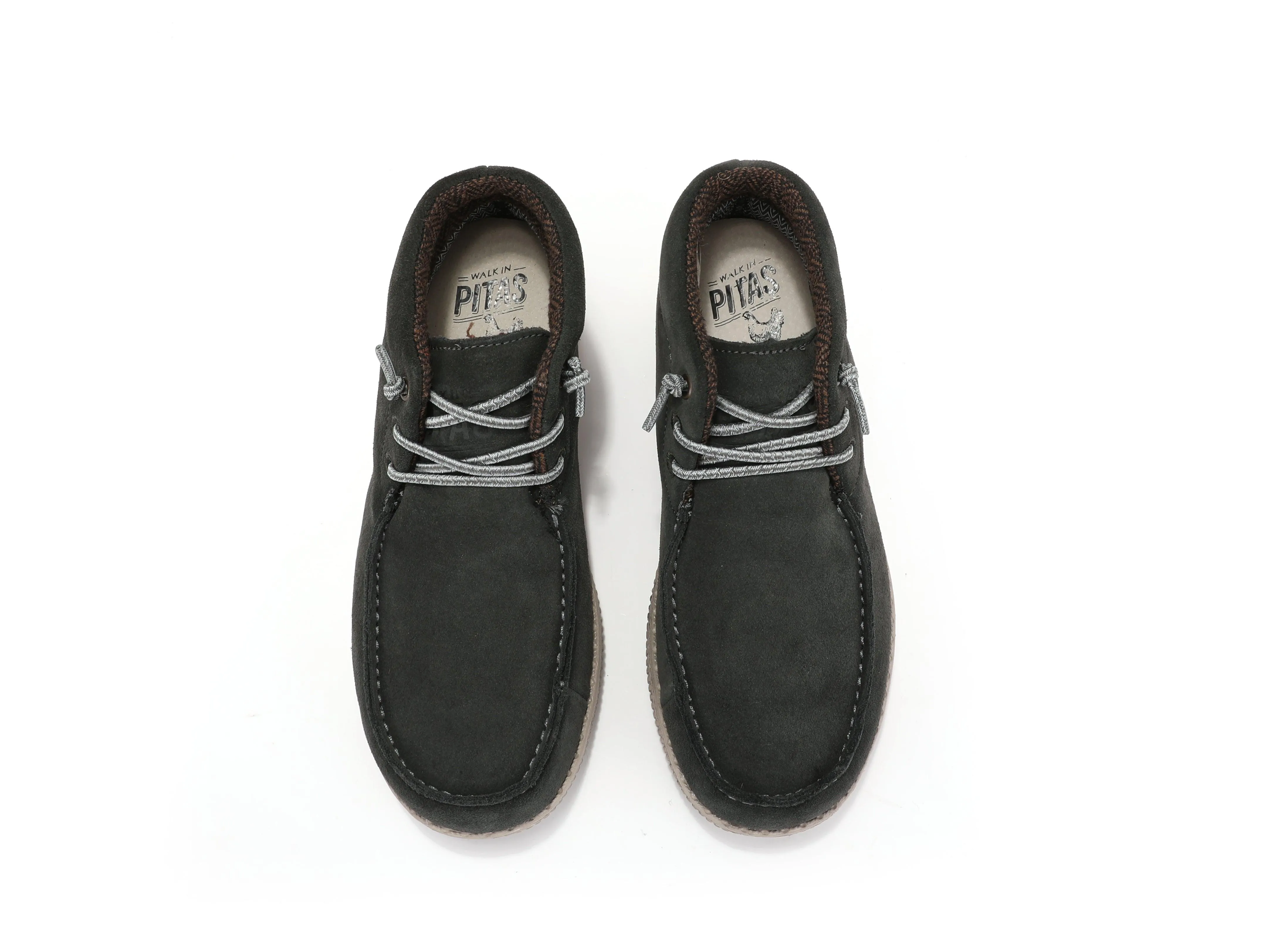 Waterproof Clipless Shoes WP150 Forest Green Suede Easy-On Mid-Top Boots for Women