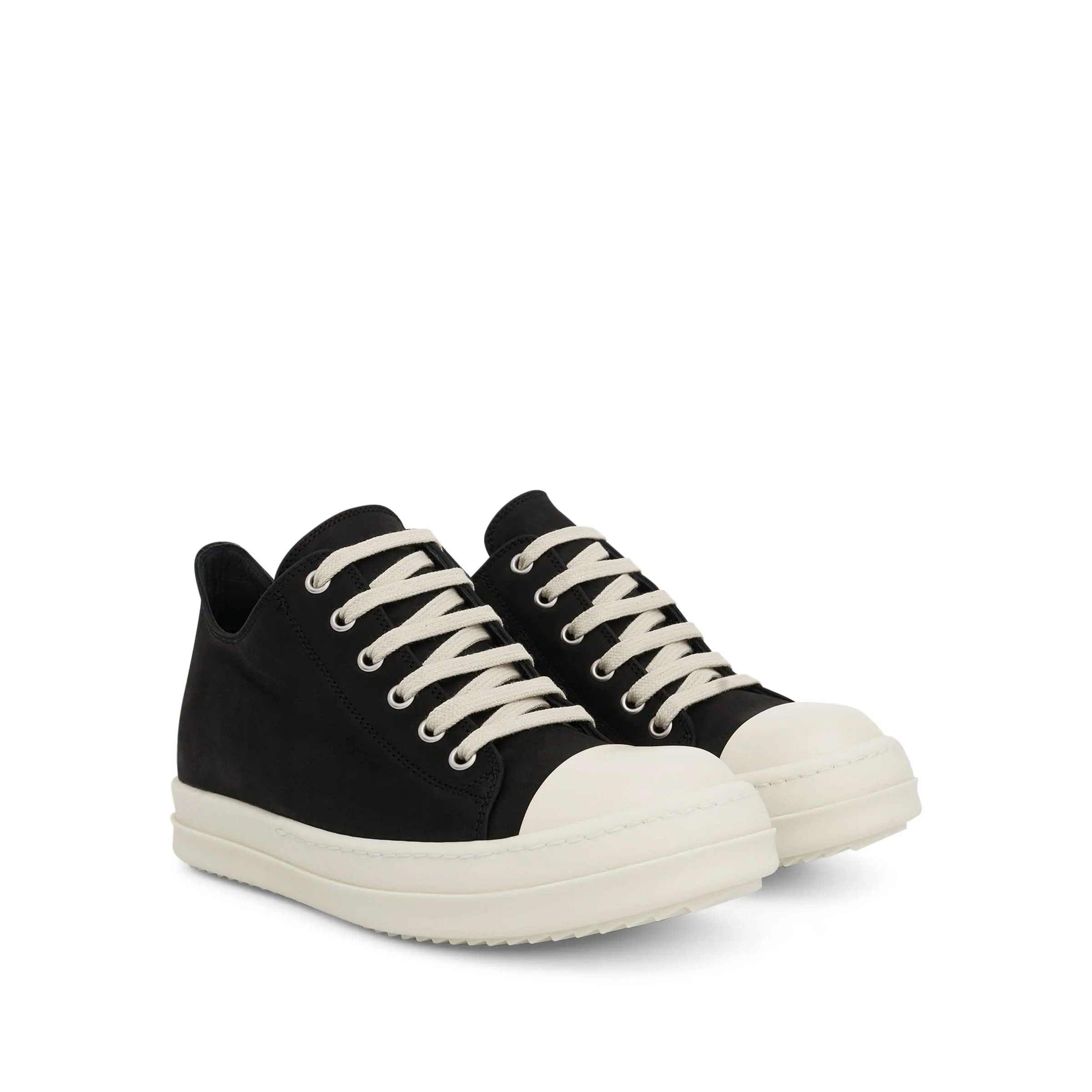 Low Greywolf Leather Sneakers in Black/Milk Arch Support Inserts For Sneakers
